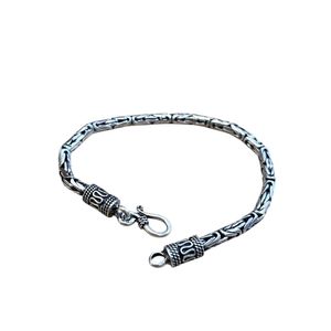 1. Byzantine bracelet 4mm silver grey BRASS Workshop brbz01