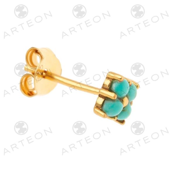2. Turquoise stone earrings turquoise Arteon 51267-000