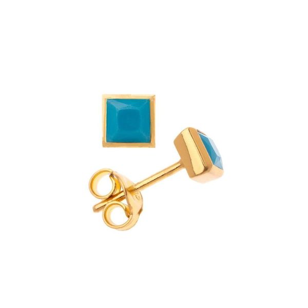1. Orecchini quadri turchese turchese Arteon 51105-000