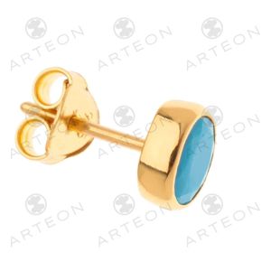2. Turquoise Oval Earrings turquoise