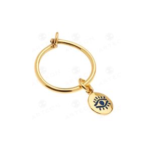 3. Orecchini cerchi "occhio" oro