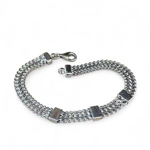 1. Bracelet 3 silver gray BRASS Workshop 25br07