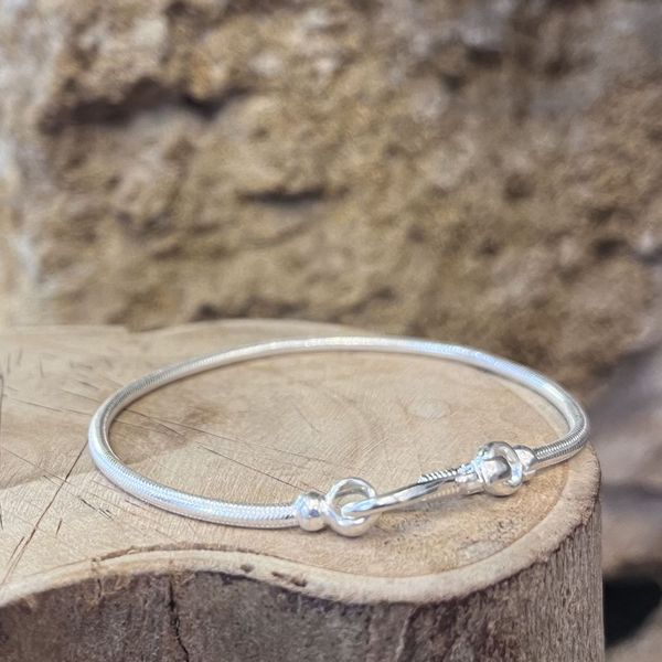 3. Bracciale maglia snake 2,5 mm grigio argento BRASS Workshop snake10