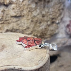 1. Madrepora sea turtle Red BRASS Workshop 25pe23
