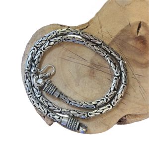 2. Byzantine Choker Necklace silver gray BRASS Workshop 25co03
