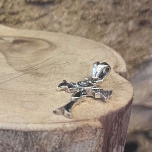 3. Celtic Cross silver grey BRASS Workshop 25pe24