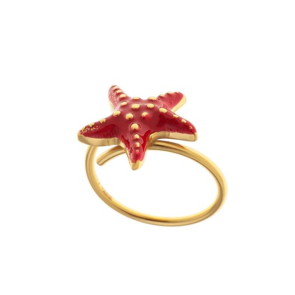 1. Anello “stella marina” rosso Arteon 23920-000