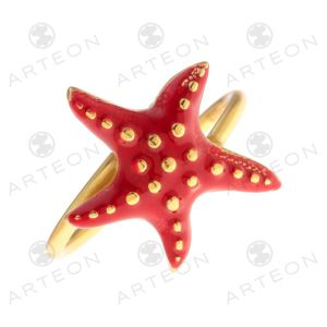 2. “Starfish” ring red