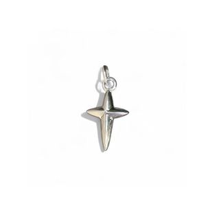 2. Mini Pendant Cross silver grey BRASS Workshop 25pe32