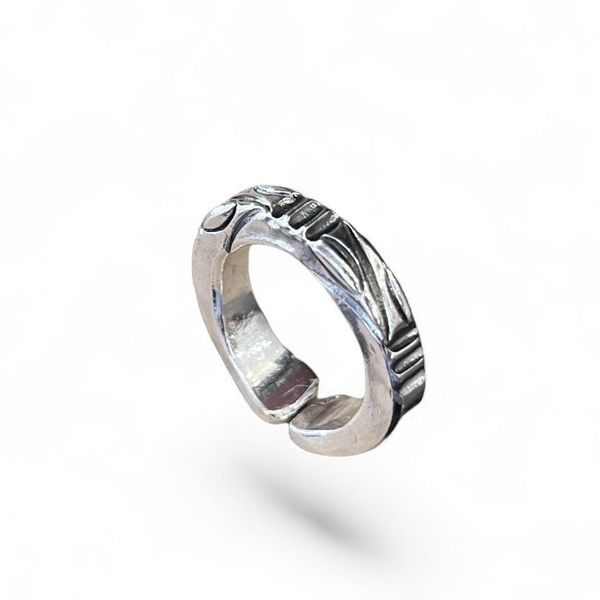 1. Totem Ring silver grey BRASS Workshop 25an26