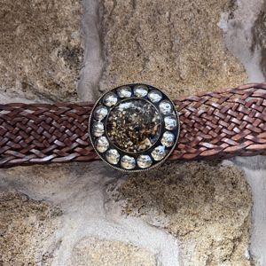 3. Medallion belt Brown BRASS Workshop cim01