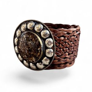 1. Medallion belt Brown BRASS Workshop cim01