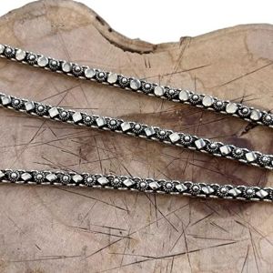 3. Round mesh bracelet burnished