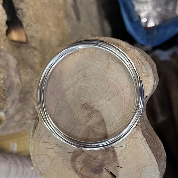 5. Bracciali rigidi inside grigio argento BRASS Workshop 25br12