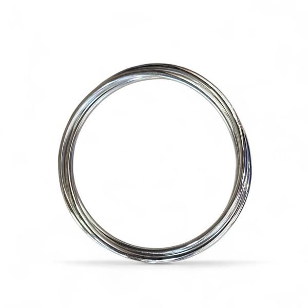 3. Bracciali rigidi inside grigio argento BRASS Workshop 25br12
