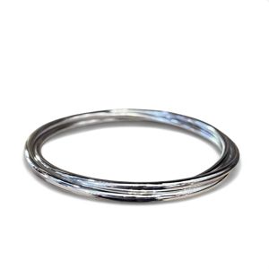 2. Bracciali rigidi inside grigio argento