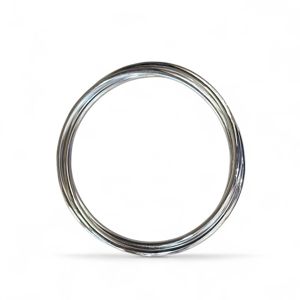 Rigid bracelets inside silver gray BRASS Workshop