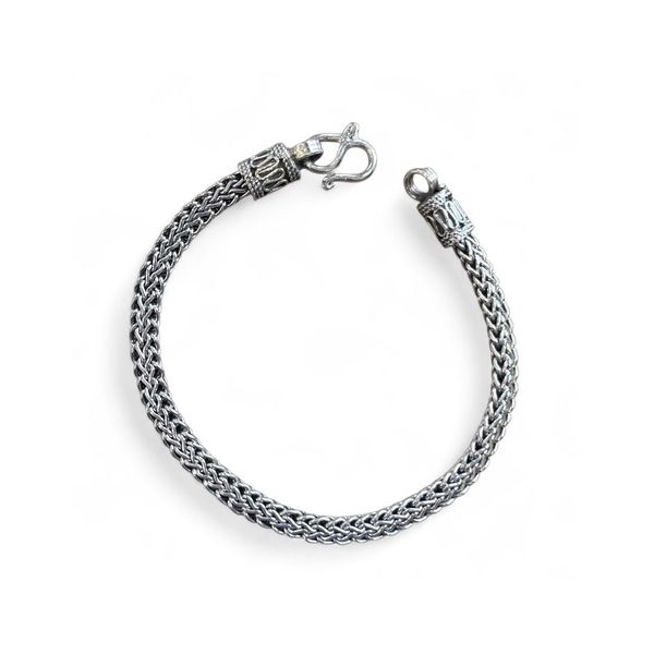 Bracciale ovale int grigio argento BRASS Workshop