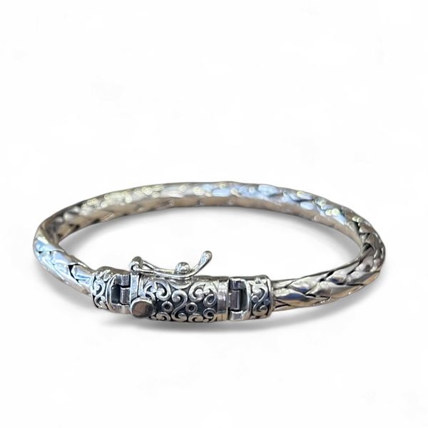 Bracciale castom grigio argento BRASS Workshop