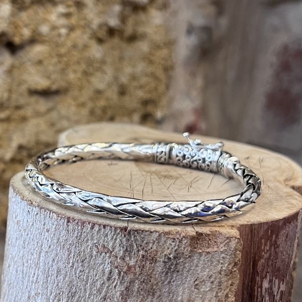 3. Bracciale castom grigio argento BRASS Workshop 25br15