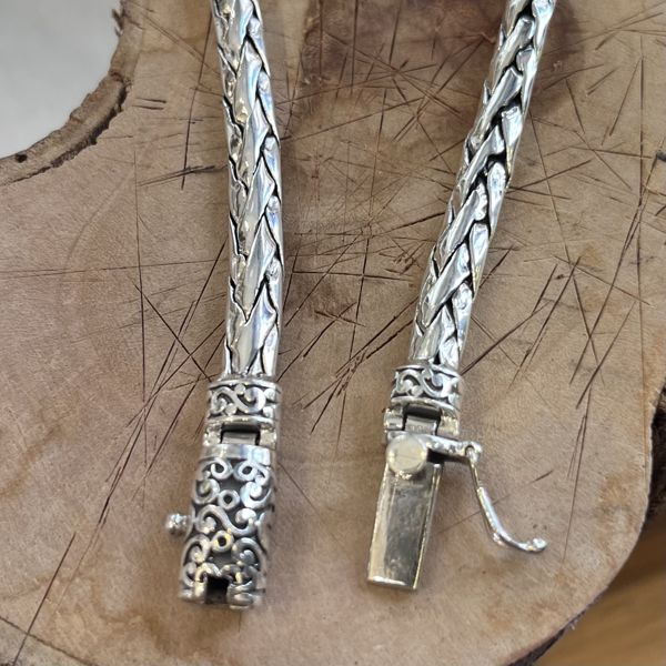2. Bracciale castom grigio argento BRASS Workshop 25br15