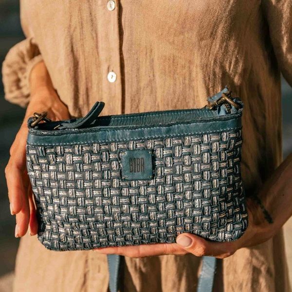 1. Kansas mini shoulder bag blue BIBA kab9l