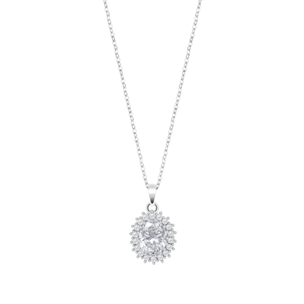 1. Collana LP3459 incolore LOTUS Silver lp3459-1