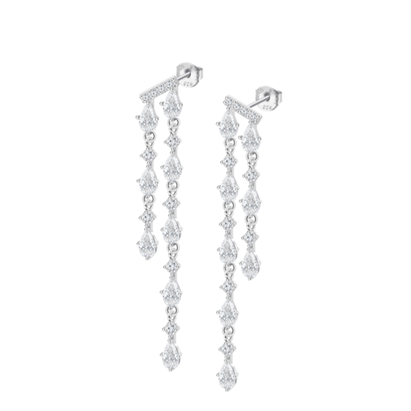 LP3802 Earrings silver gray LOTUS Silver