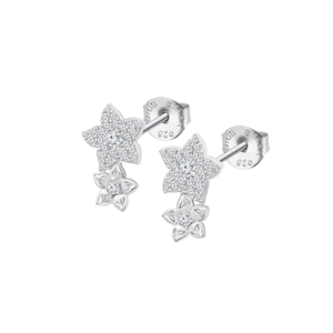 LP3836 Earrings silver gray LOTUS Silver