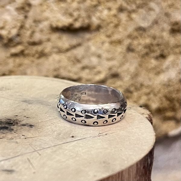 3. Sign Ring Silver gray BRASS Workshop 25an31