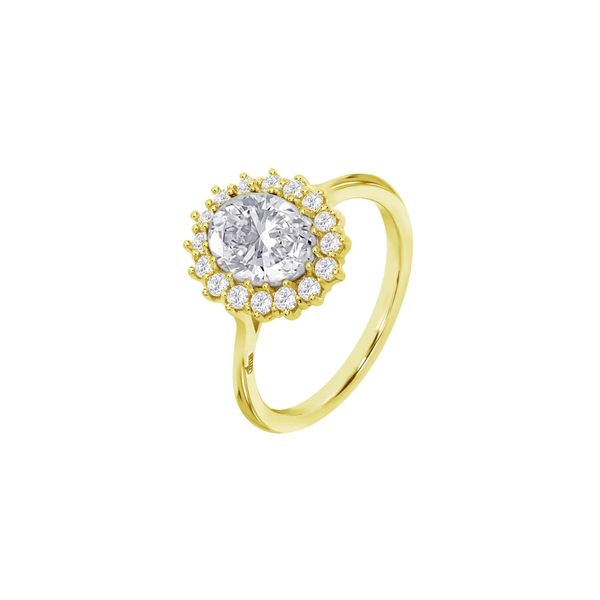 Ring LP3459-3/7 gold LOTUS Silver