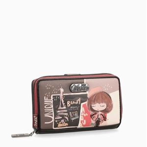 Portafogli medio Anekke mademoiselle bordeaux Anekke