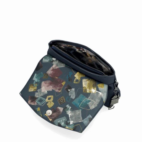 3. Evolution flap shoulder bag blue Anekke 41773-531