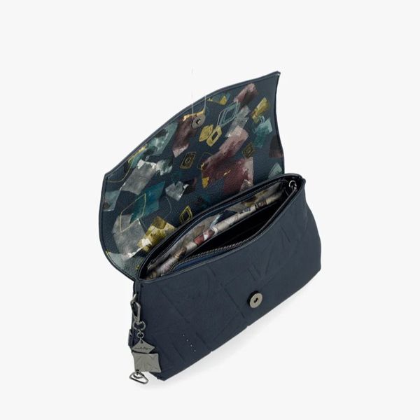 4. Evolution flap shoulder bag blue Anekke 41773-531