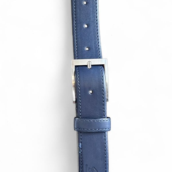 4. Cintura 3,5 cm Blu BRASS Workshop cap05