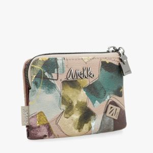 Portafogli flessibile RFID Evolution beige Anekke