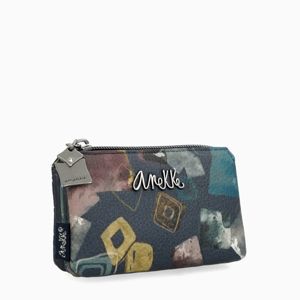 Evolution 3-compartment coin purse blue Anekke