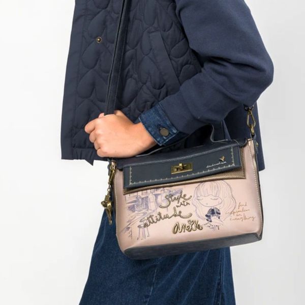 Anekke ležérní kabelka přes rameno Studio navy blue