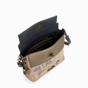 3. Borsa tracolla con patta Anekke Studio blu