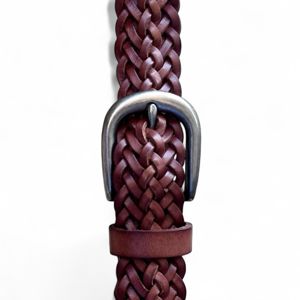 Cintura intrecciata 2,8 cm Marrone BRASS Workshop