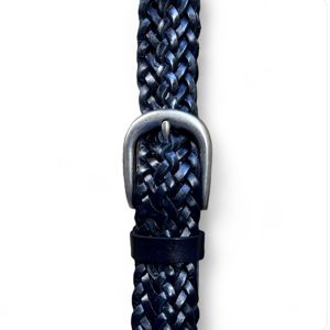 Cintura intrecciata 2,8 cm Nero BRASS Workshop