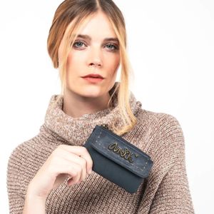 2. Boutique Flap Coin Purse blue