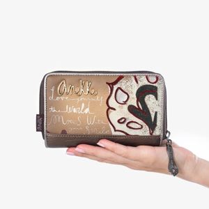 3. Portafogli Anekke Manifesto beige