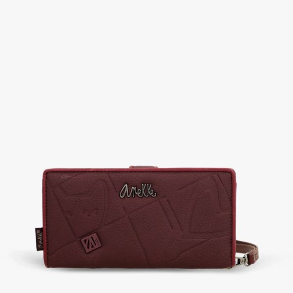 Portafogli RFID Evolution bordeaux Anekke