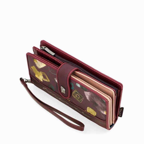 4. Portafogli RFID Evolution bordeaux Anekke 41779-901