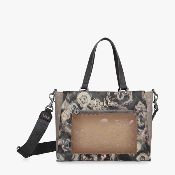 1. Anekke Manifesto Shoulder Bag brown Anekke 41711-224