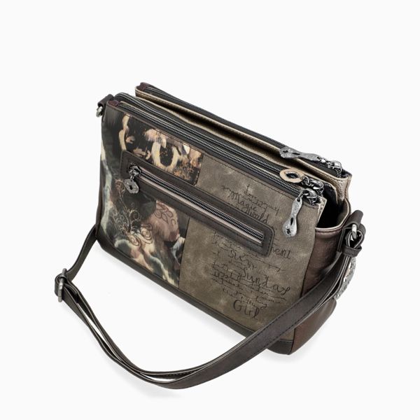 3. Borsa 3 scomparti Real marrone Anekke 41703-184