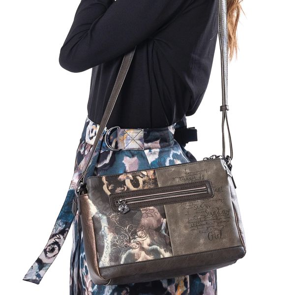 2. Borsa 3 scomparti Real marrone Anekke 41703-184