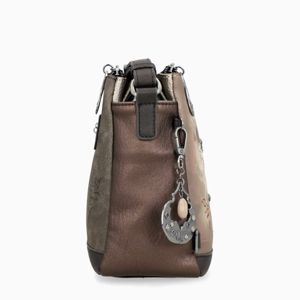 1. Borsa 3 scomparti Real marrone
