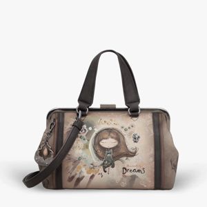Anekke Real Kiss Lock Bag brown Anekke